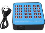 300 W 60 Porte Stazione Di Ricarica Rapida Usb Caricabatterie Rapido Da Tavolo Da Viaggio Porte Multiple 100-240 Veu