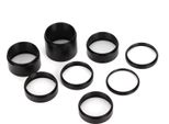 8 Parti/Set 3/5/7/10/12/15/20/30 Mm Adattatore Obiettivo Anello Tubo Di Prolunga Accessori Telescopio Astronomico