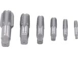 Rubinetto Per Tubi Da 6 Pezzi Npt 1 Pollice 3/4 Pollice 1/2 Pollice 3/8 Pollice 1/4 Pollice 1/8 Pollice Set Di Strumenti Di Maschiatura Acciaio Al Carbonio Per Tubi In Pvc