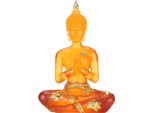 Statua Trasparente Di Buddha Seduto In Resina Sintetica, Scultura, Casa-Ufficio, Decorazione Feng Shui