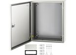 Custodia In Acciaio Nema, 50 X 40 X 15 Cm, Scatola Per Interruttori In Acciaio Nema 4X, Impermeabile E Antipolvere IP66, Scatola Di Connessione Elettrica Per Uso Esterno/Interno, Con Piastra Di Montaggio