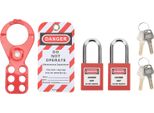 Kit Per Il Lockout Tagout Con Hasp Di Sicurezza, Lucchetto, Chiave Loto Tag, A Prova Di Manomissione Per Installazioni Industriali, Grillo Da 1,5 Pollici/38 Mm