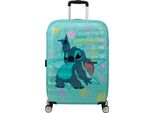 American Tourister Carrello Wavebreaker Disney Spinner 67 / 24 Tsa Disney Fl Stitch Flower Turchese