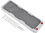 Radiatore In Alluminio Dissipatore Di Calore Raffreddamento Ad Acqua Per Computer Scambiatore Di Liquido Bianco (360 Mm)