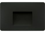 Beneito & Faure - Luce Da Incasso Segnapasso Led Mis Sq Wall 3W - Segnapasso Da Parete Squadrato IP65 Switch 2700K/3200K/4000K - Nero