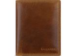Bugatti Pelle Portafoglio Savona Upright Wallet With Flap 8CC Cognac Marrone Chiaro