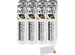 Batterie Ricaricabili Agli Ioni Di Litio, 3500Mah Aa, 1300Mwh Aaa, 8Pcs Aaa Battery
