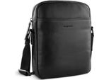 Bugatti Pelle Borsa A Tracolla Savona Crossover Bag Black Nero