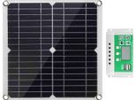 Kit Di Pannelli Solari Da 20W 12V, Monocristallini, Regolatore Di Carica Pwm Da 60A, Efficienza Del 22% Per Camper, Barche E Rimorchi