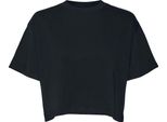 Noisy May T-Shirt Donna Nmalena S/S O-NECK Semi Crop Top Noos Nero L