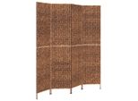 Syfax™ Divisorio Ambienti 4Pannelli Marrone 163X180Cm Giacinto D'acqua