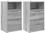 Syfax™ Comodini 2 Pcs Grigio Sonoma 40 X 30 X 467 Cm Legno Multistrato