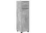 Vidaxl Mobile Da Bagno Grigio Cemento 30,5 X 30 X 101 Cm Materiale A Base Di Legno