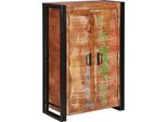 Syfax™ Highboard Con Ante Marrone Legno Recuperato Massello E Metallo