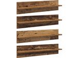 Syfax™ Scaffali Da Parete 4 Pcs Legno Vecchio 80 X 11,5 X 18 Cm