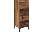 Syfax™ Credenza Legno Vecchio 34,5 X 34 X 90 Cm Legno Multistrato