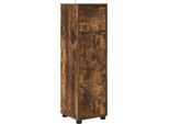 Syfax™ Mobile Da Bagno Con Cassetto Rovere Fumé 30,5 X 30 X 101 Cm