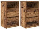Syfax™ Comodini 2 Pcs Legno Vecchio 40 X 30 X 467 Cm Legno Multistrato