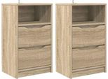 Syfax™ Comodini 2 Pcs Rovere Sonoma 40 X 30 X 467 Cm Legno Multistrato