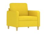 Syfax™ Poltrona Giallo Chiaro 60 Cm In Tessuto