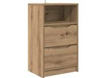 Syfax™ Comodino Rovere Artigianale 40 X 30 X 467 Cm Legno Multistrato