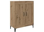 Syfax™ Credenza Rovere Artigianale 69,5 X 34 X 90 Cm Legno Multistrato