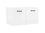 Syfax™ Armadietto A Muro Bianco Lucido 60X36,5X35 Cm Legno Multistrato
