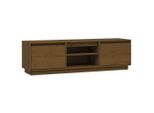 Syfax™ Mobile Porta Tv Ambra 140X35X40 Cm In Legno Massello Di Pino