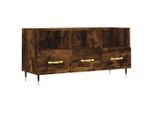 Syfax™ Mobile Porta Tv Rovere Fumo 102X36X50 Cm In Legno Multistrato
