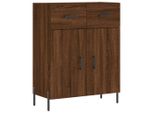Syfax™ Credenza Rovere Marrone 69,5X34X90 Cm In Legno Multistrato