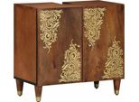 Syfax™ Armadio Sottolavello Con Porta Marrone Miele 62 X 33 X 58 Cm