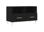 Syfax™ Mobile Porta Tv Nero 80X36X50 Cm In Legno Multistrato