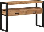Syfax™ Tavolo Consolle 120 X 33 X 75 Cm Legno Di Acacia Massello