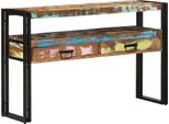 Syfax™ Tavolo Consolle 120 X 33 X 75 Cm Legno Recuperato Massello