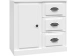 Syfax™ Credenza Bianca 70X35,5X67,5 Cm In Legno Multistrato