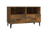Syfax™ Mobile Porta Tv Rovere Fumo 80X36X50 Cm In Legno Multistrato