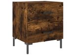 Syfax™ Comodino Rovere Fumo 40X35X47,5 Cm In Legno Multistrato