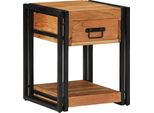 Syfax™ Armadio Da Notte Con Cassetto Marrone 40 X 40 X 50 Cm