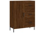 Syfax™ Credenza Rovere Marrone 69,5X34X90 Cm In Legno Multistrato
