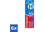 Spazzolini Colgate Extra Clean Duo Medium 2 Spazzolini - Confezione Valore - 6 Pezzi
