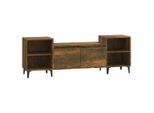 Syfax™ Mobile Tv Rovere Fumo 160X35X55 Cm In Legno Multistrato