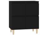 Syfax™ Credenza Nero 60X35X70 Cm In Legno Multistrato