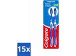 Spazzolini Colgate Extra Clean Duo Medium 2 Spazzolini - Confezione Valore - 15 Pezzi