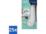 Glade - Holder Sense & Spray - Fiori Esotici Tropicali - 18 Ml - Confezione Risparmio - 25 Pezzi