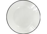 Piatto Fondo In Porcellana Linea Black, ø 20,5 Cm, Linea Nera