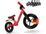Kidiyana 12 Pollici Balance Bike Con Nylon In Fibra Di Vetro E Pneumatici In Gomma A Partire Da 3 Anni - Rosso