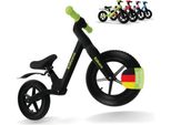Kidiyana 12 Pollici Balance Bike Con Nylon In Fibra Di Vetro E Pneumatici In Gomma A Partire Da 3 Anni - Nero