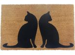 Relaxdays Zerbino In Cocco Animali 80X50 Cm