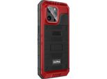 Avizar, Custodia Impermeabile Iphone 16 Pro IP68 Bordo Rinforzato Antiurto, Nero / Rosso