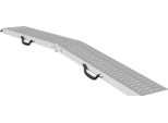 Vidaxl Rampa Di Carico Argento 185 X 22,5 X 4,5 Cm Acciaio Zincato